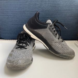 Adidas Crazy Flight X Black and Silver Volleyball Shoe - Size 8.5